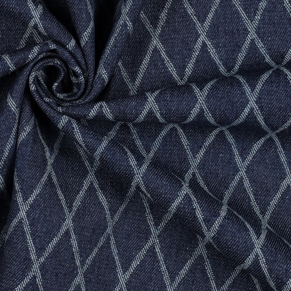 JEANS JACQUARD DIAMANTEN INDIGO #7