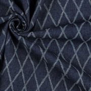 JEANS JACQUARD DIAMONDS INDIGO (thumbnail) #3