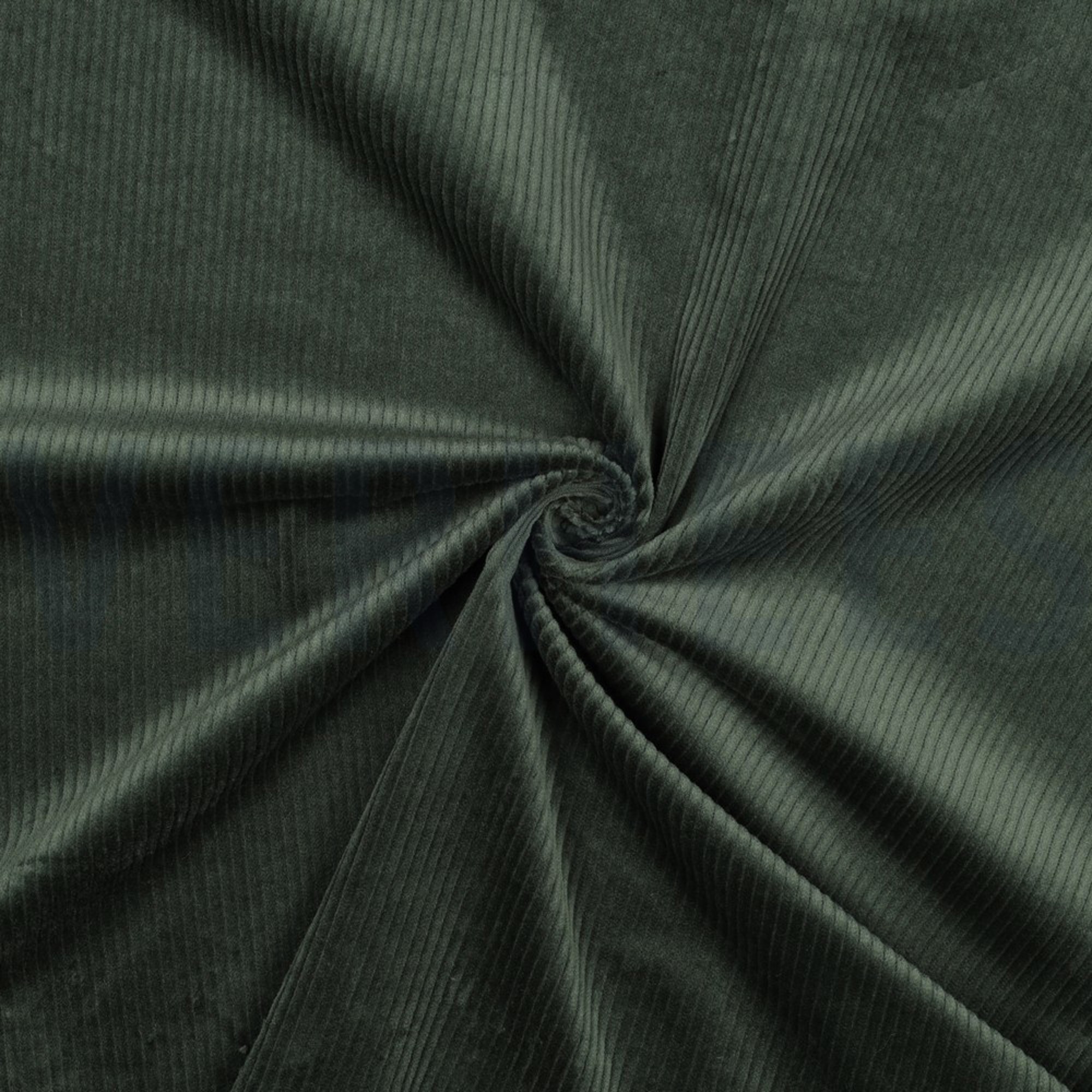 CORDUROY WASHED 6W STRETCH DARK GREEN (high resolution) #3