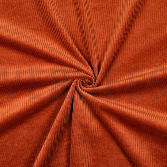 CORD GEWASCHEN 6W STRETCH TERRACOTTA #7