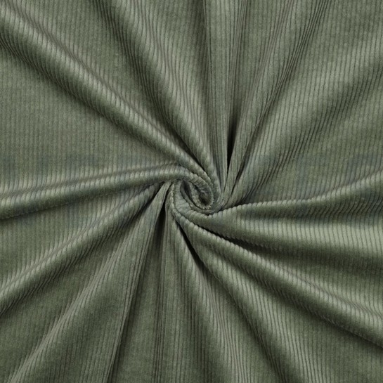 CORD GEWASCHEN 6W STRETCH GRÜN #7