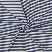 JERSEY YARN DYED STRIPES JEANS (thumbnail) #3