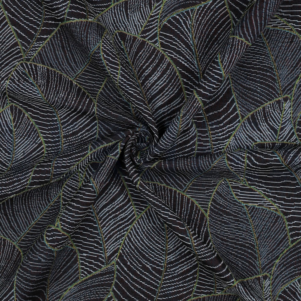 GOBELIN LEAVES DARK BLUE #7