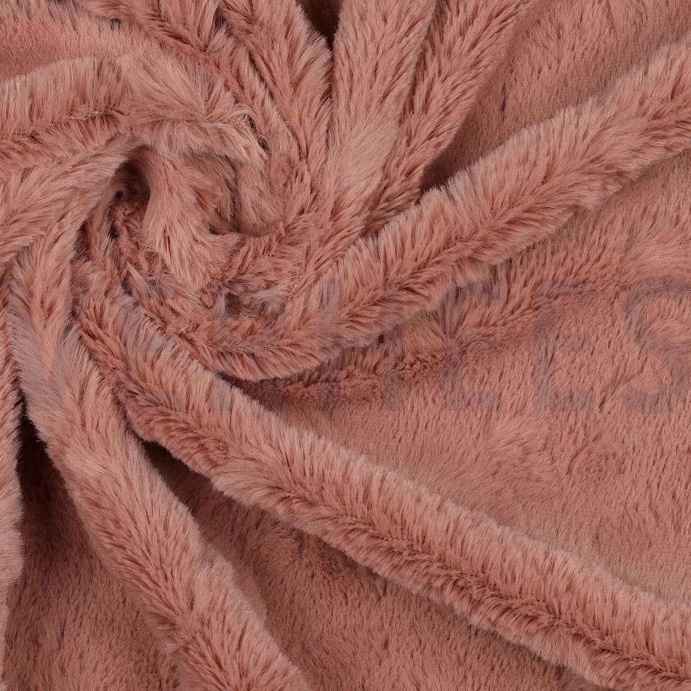 FAUX FUR DARK ROSE #7
