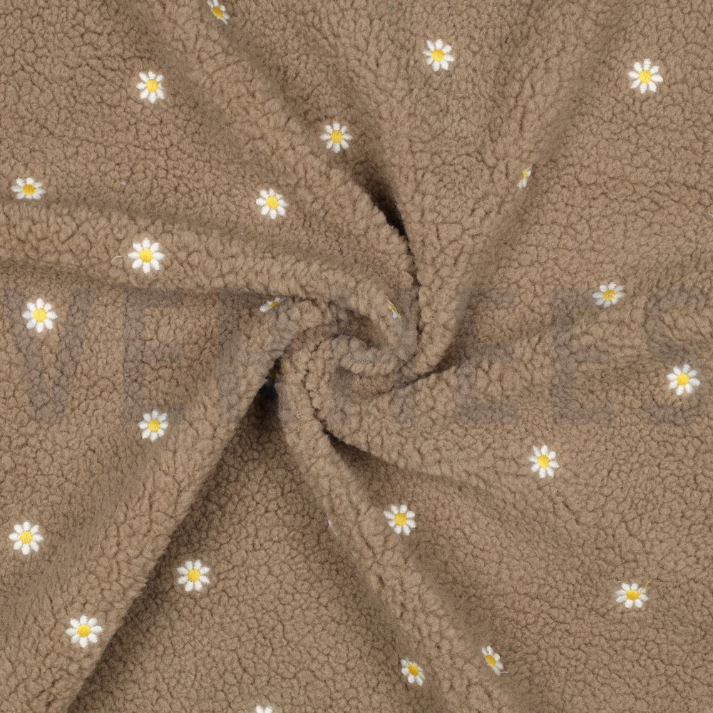 TEDDY BRODERIE FLEURS TAUPE #7