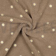 TEDDY EMBROIDERY FLOWERS TAUPE (thumbnail) #3