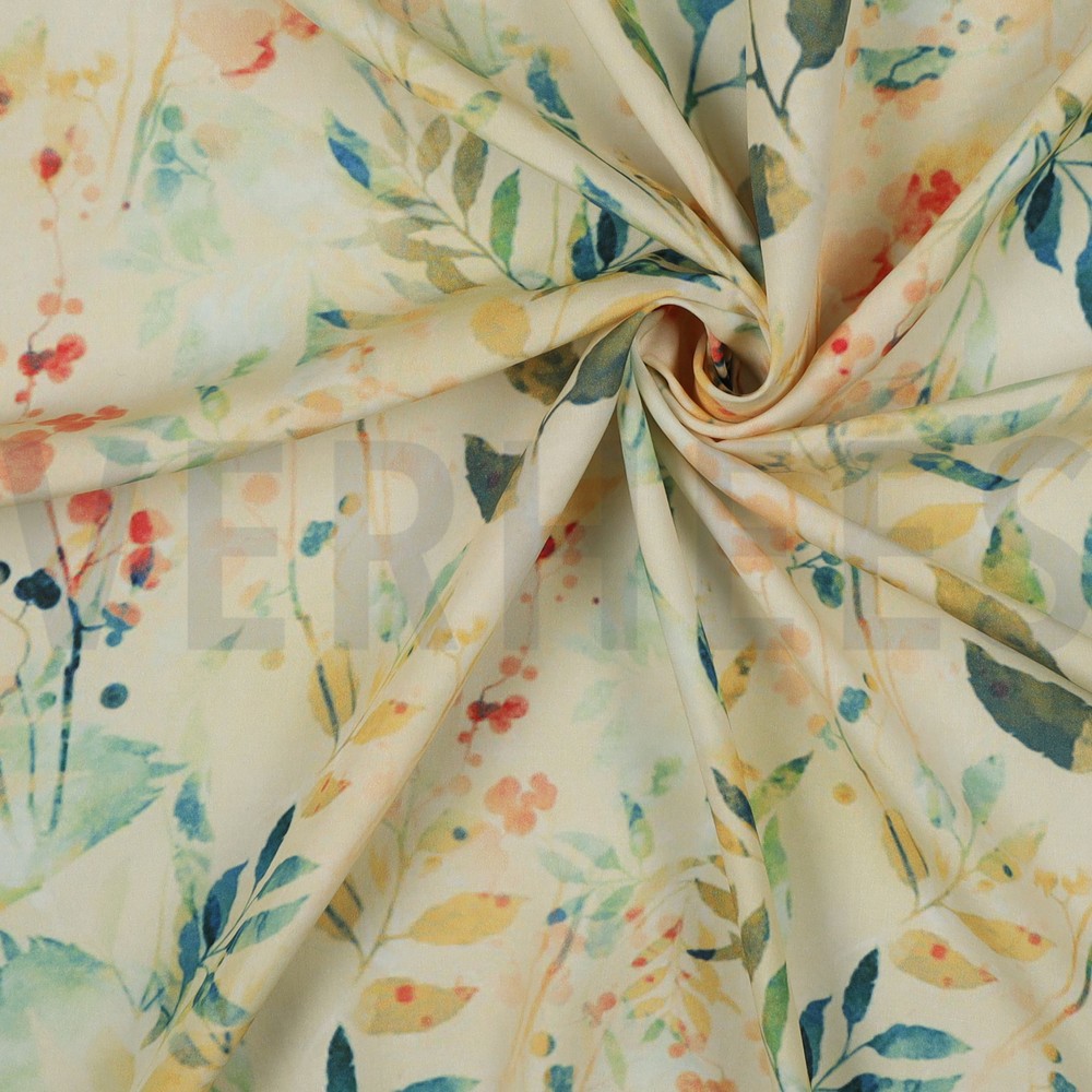 VISCOSE RADIANCE DIGITAL FEUILLES JAUNE #7
