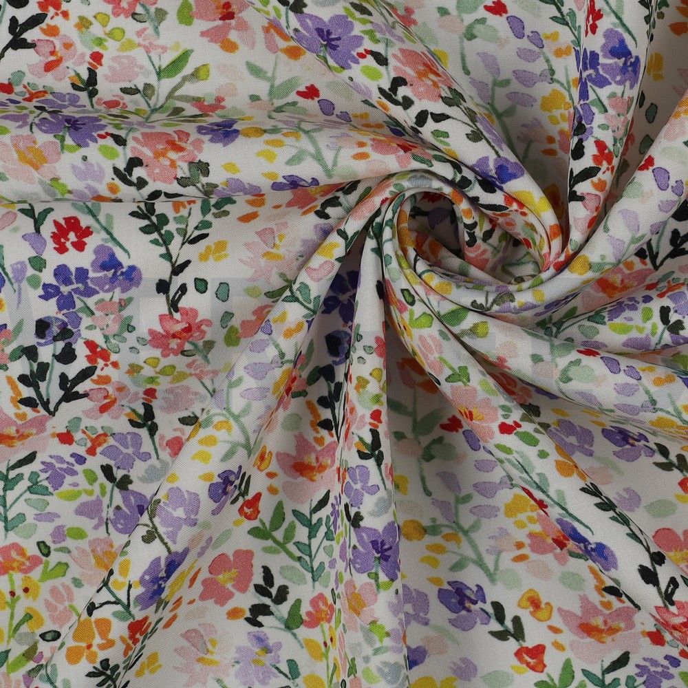 VISCOSE RADIANCE DIGITAL FLEURS MULTICOLORE #7