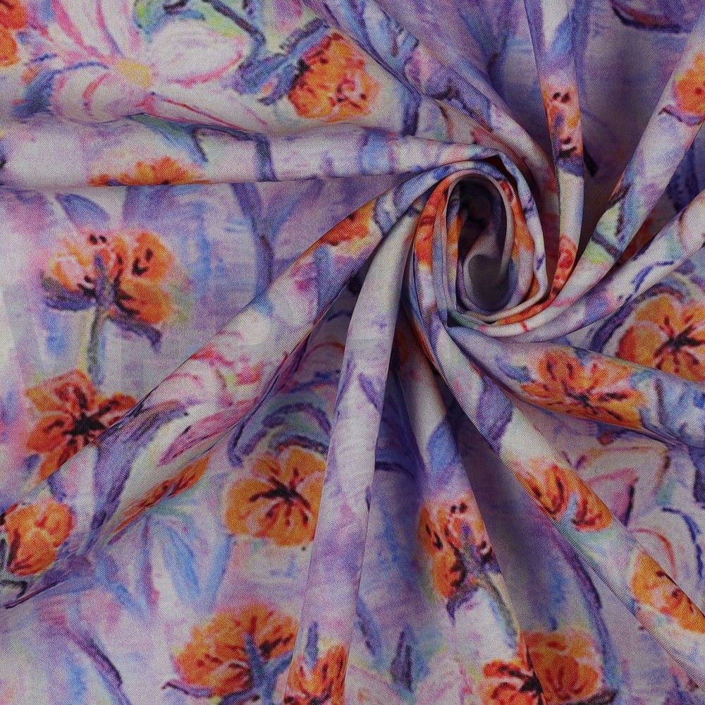 VISCOSE RADIANCE DIGITAAL BLOEMEN PAARS #7