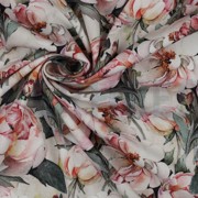 VISKOSE POPELINE STRETCH DIGITAL BLUMEN GRÜN (thumbnail) #3