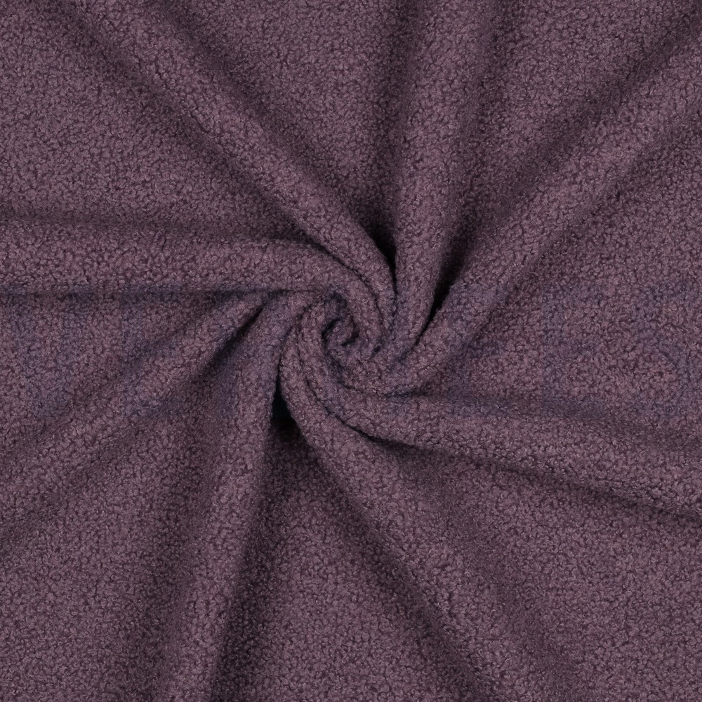 TEDDY FLEECE DOUBLE SIDED MULBERRY #7