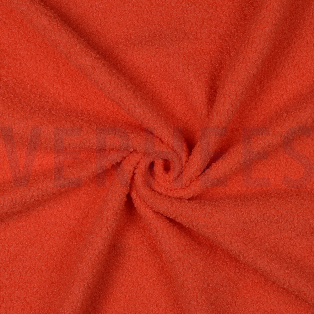TEDDY FLEECE DOUBLE SIDED TANGERINE #7