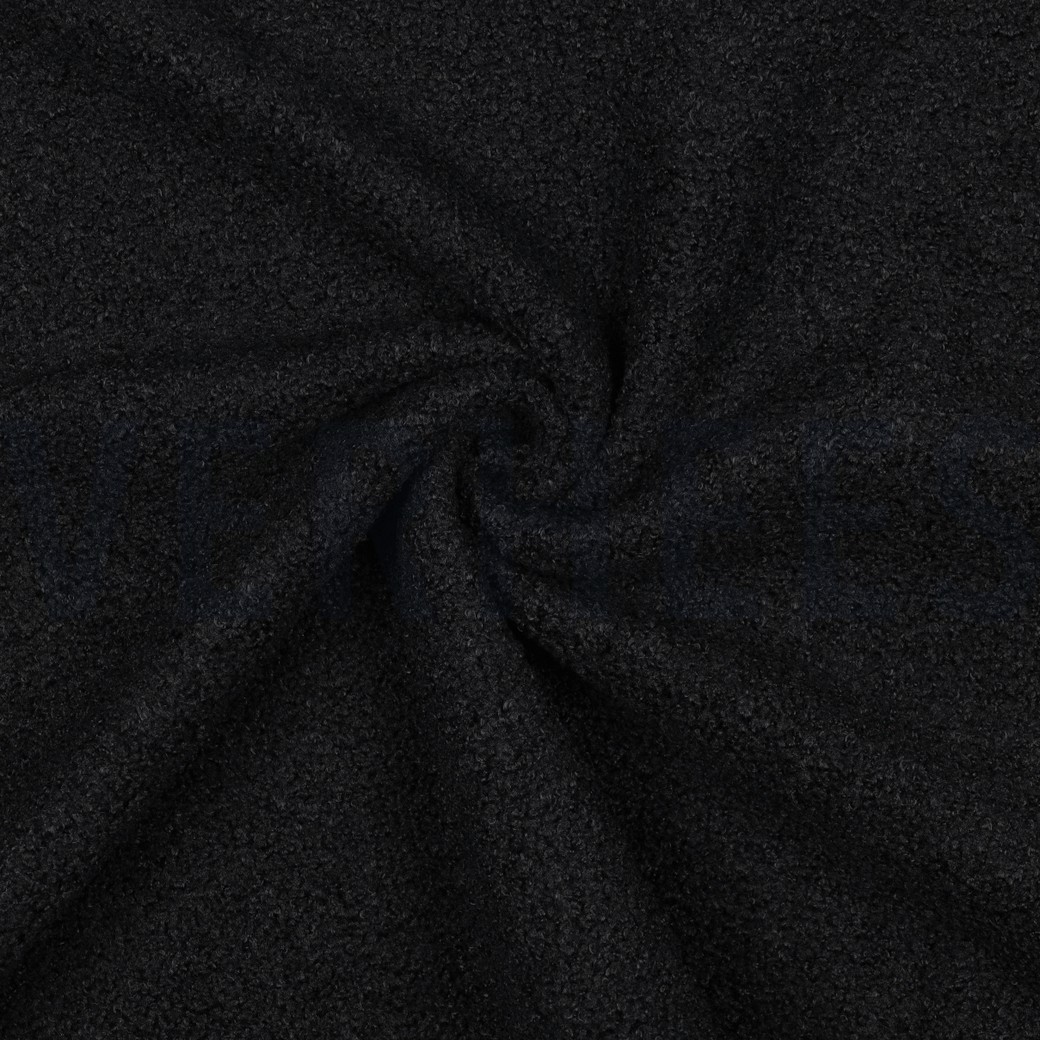 TEDDYSTOFF FLEECE DOUBLE SIDE SCHWARZ #7