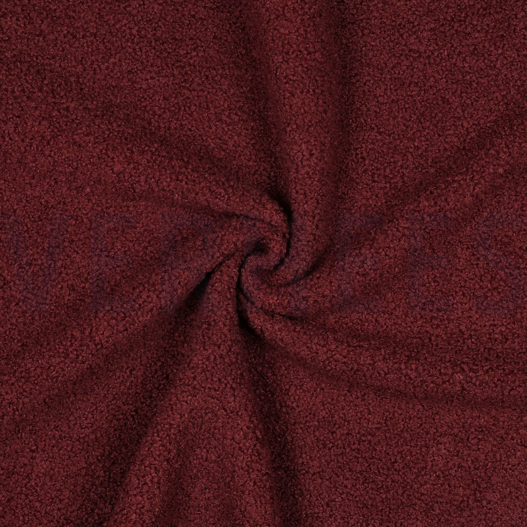 TEDDY FLEECE DOUBLE SIDED BURGUNDY #7