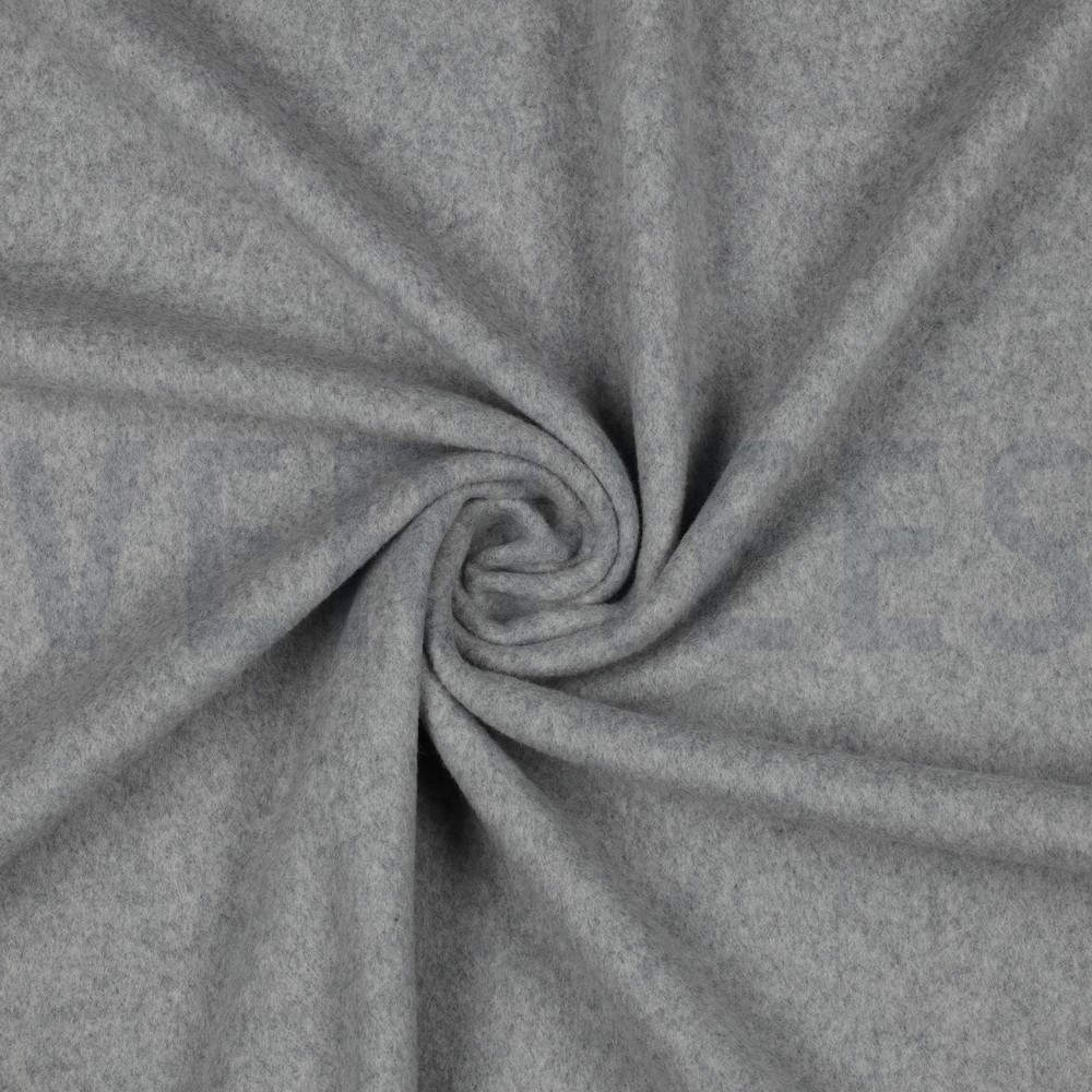 COTTON FLEECE GOTS LIGHT GREY MELANGE #7