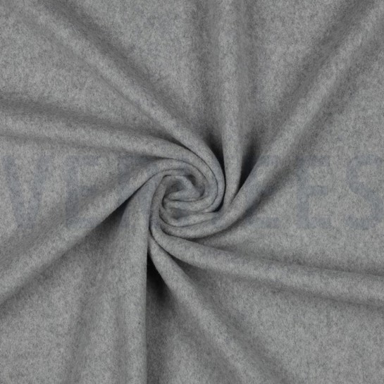 KATOEN FLEECE GOTS LICHTGRIJS GEMÊLEERD #7