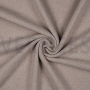 BAUMWOLLE FLEECE GOTS TAUPE MELIERT (thumbnail) #3
