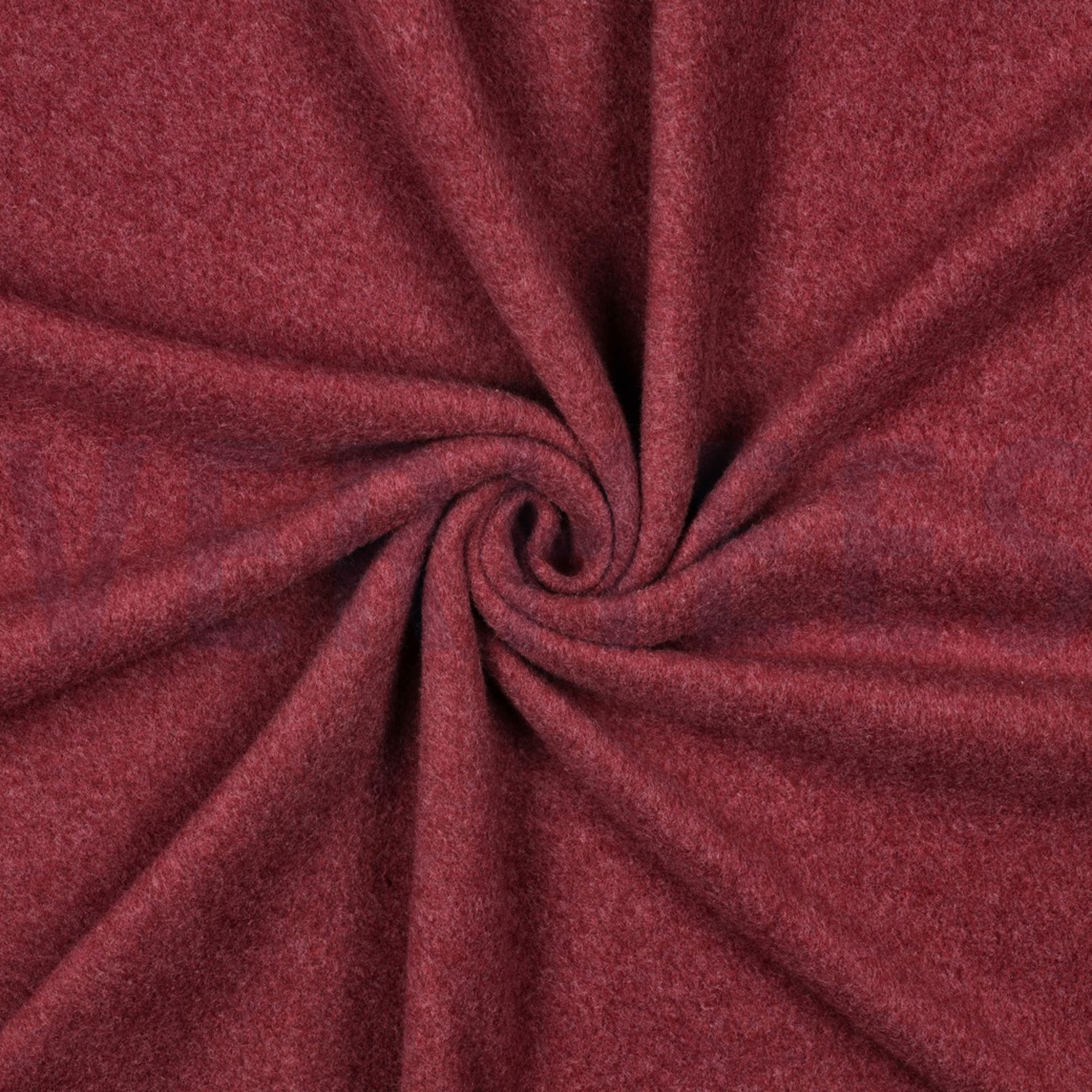 BAUMWOLLE FLEECE GOTS BURGUNDERROT MELIERT (high resolution) #3