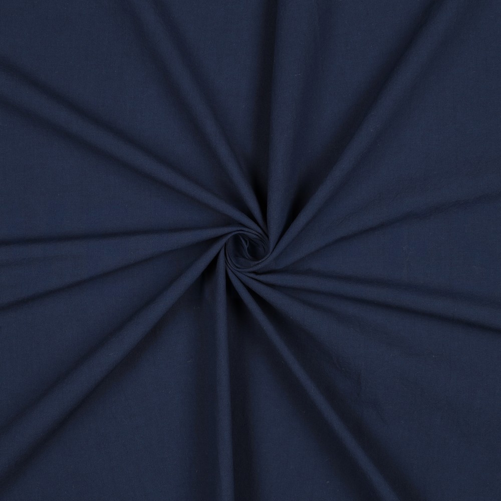 KATOEN GEWASSEN MARINEBLAUW #7