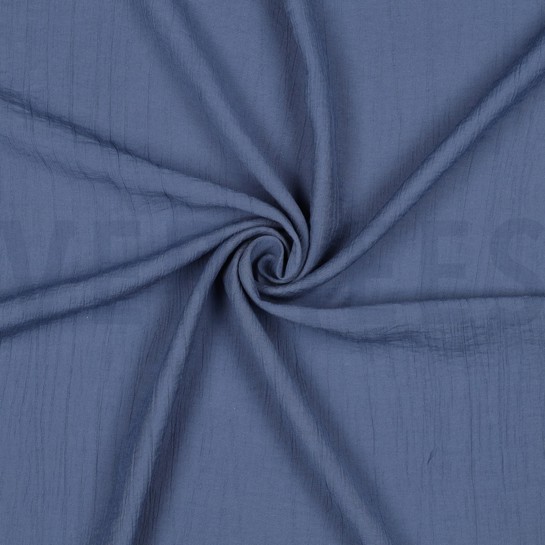VISCOSE KRINKEL JEANSBLAUW #7