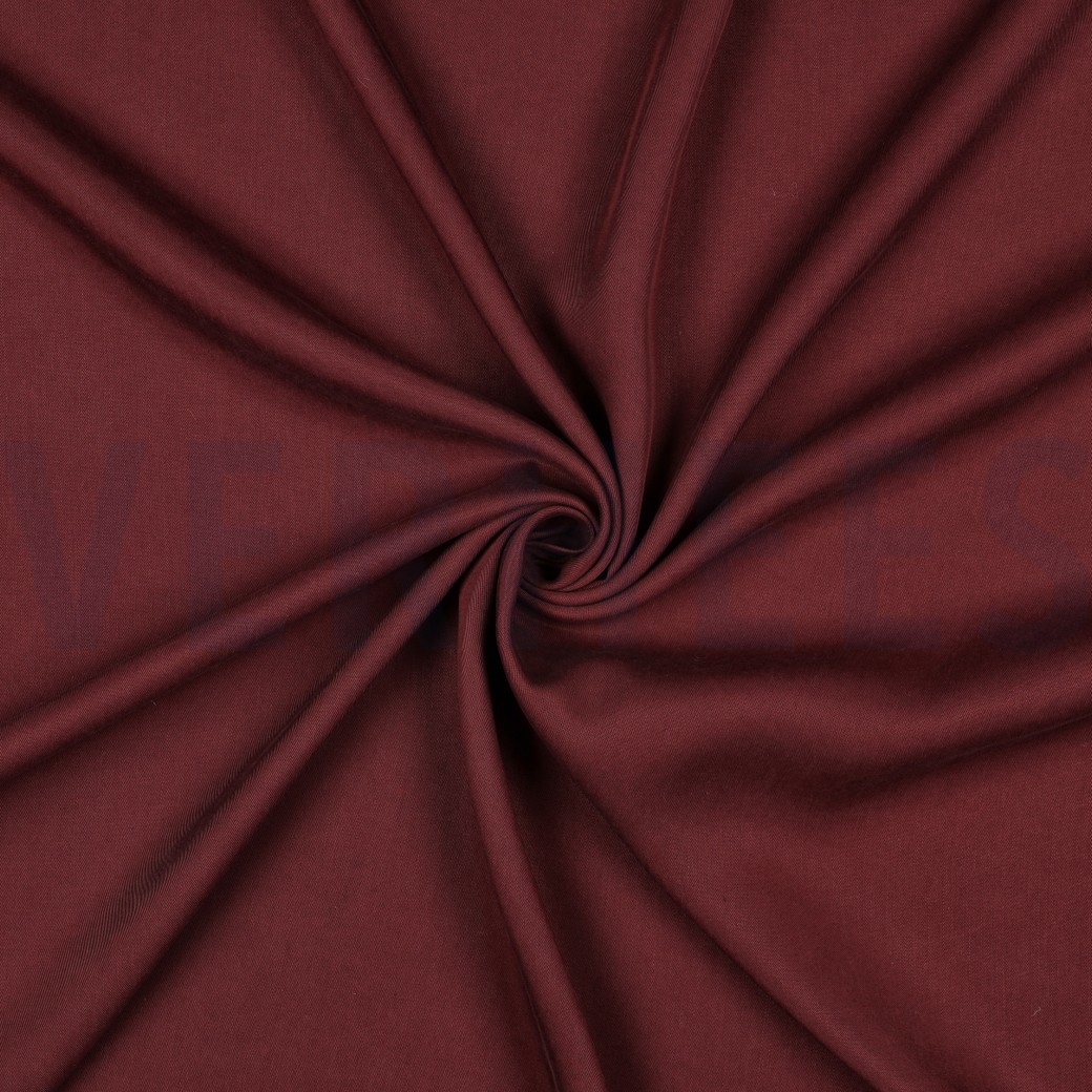 VISKOSE SANDWASH TENCEL™ LYOCELL BORDEAUXROT #7