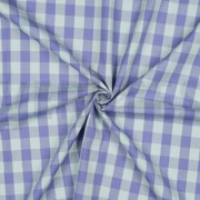 BAUMWOLLE GARNGEFÄRBT KAROS LAVENDEL (thumbnail) #3
