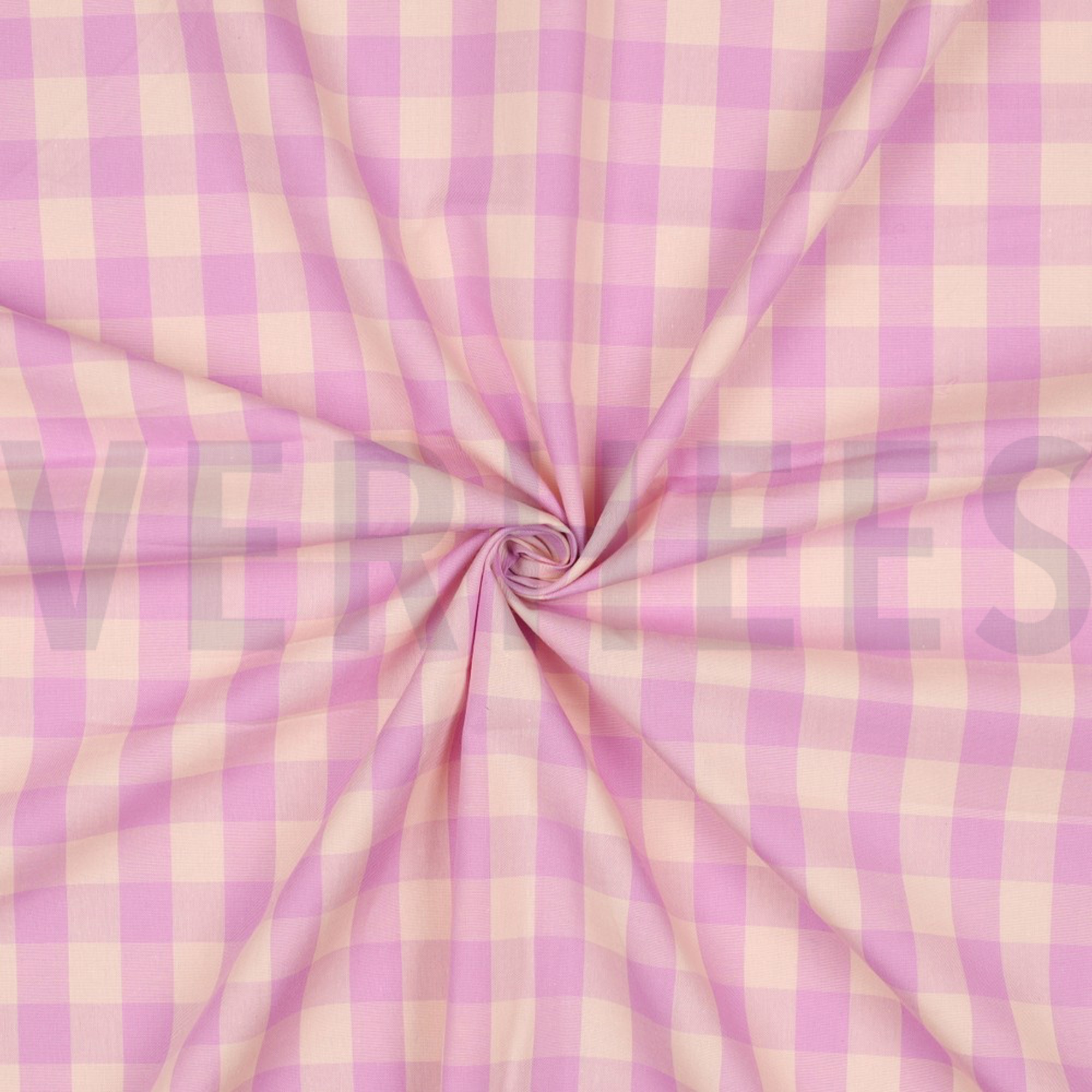 BAUMWOLLE GARNGEFÄRBT KAROS ORANGE (high resolution) #3