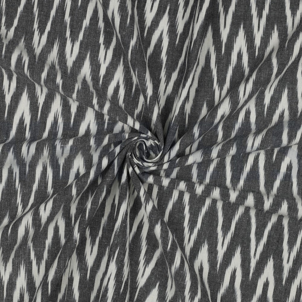 COTON IKAT GRIS #7