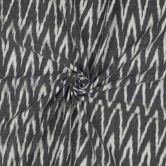 COTON IKAT GRIS #7