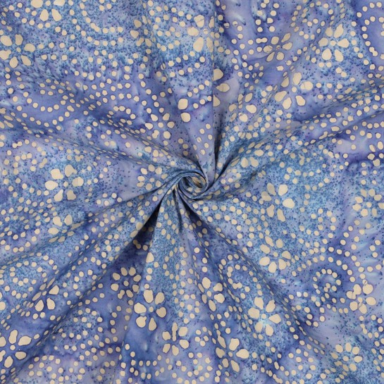 HANDGEFERTIGTE BATIK BAUMWOLLE LAVENDEL #7
