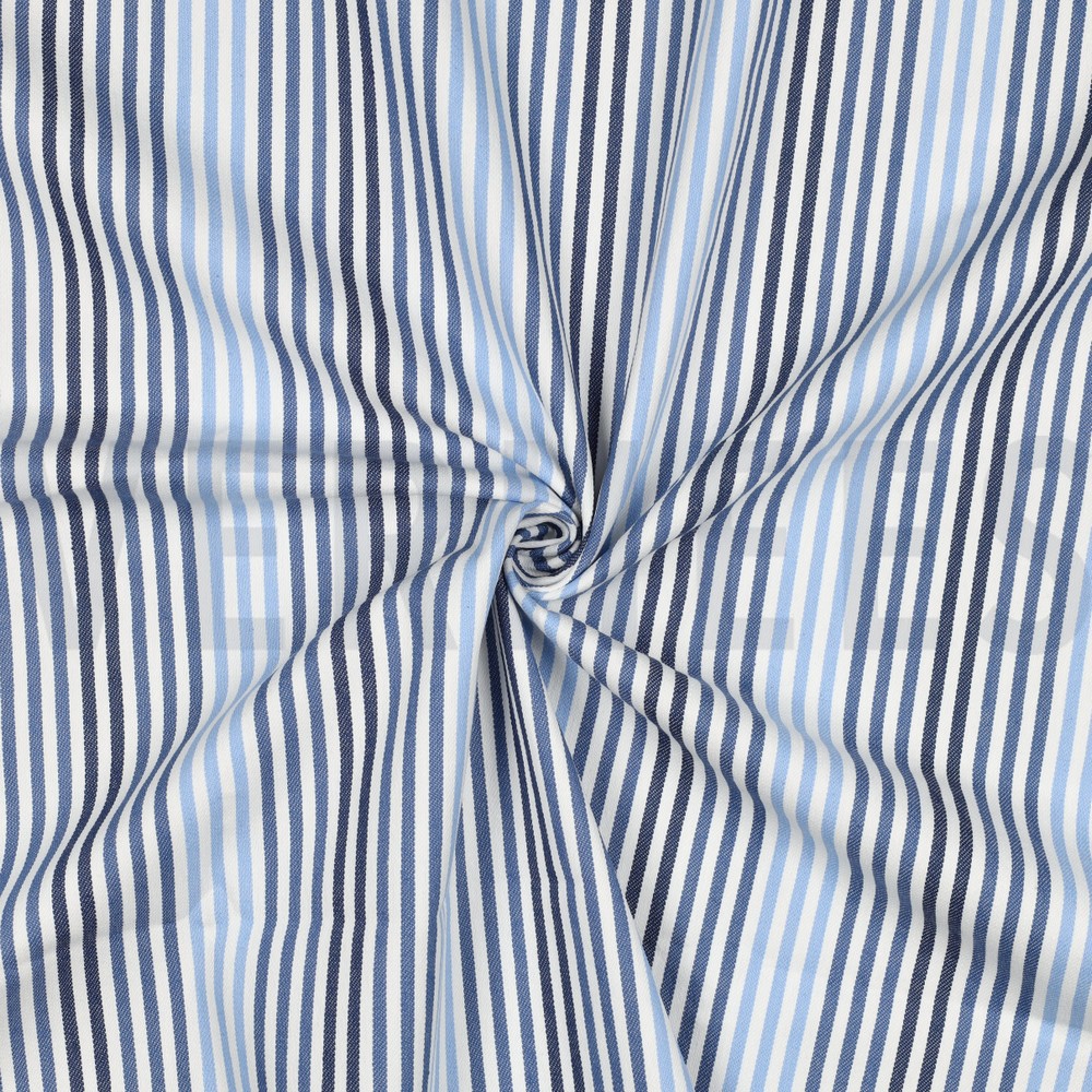 DENIM RAYURES JEAN BLEU #7