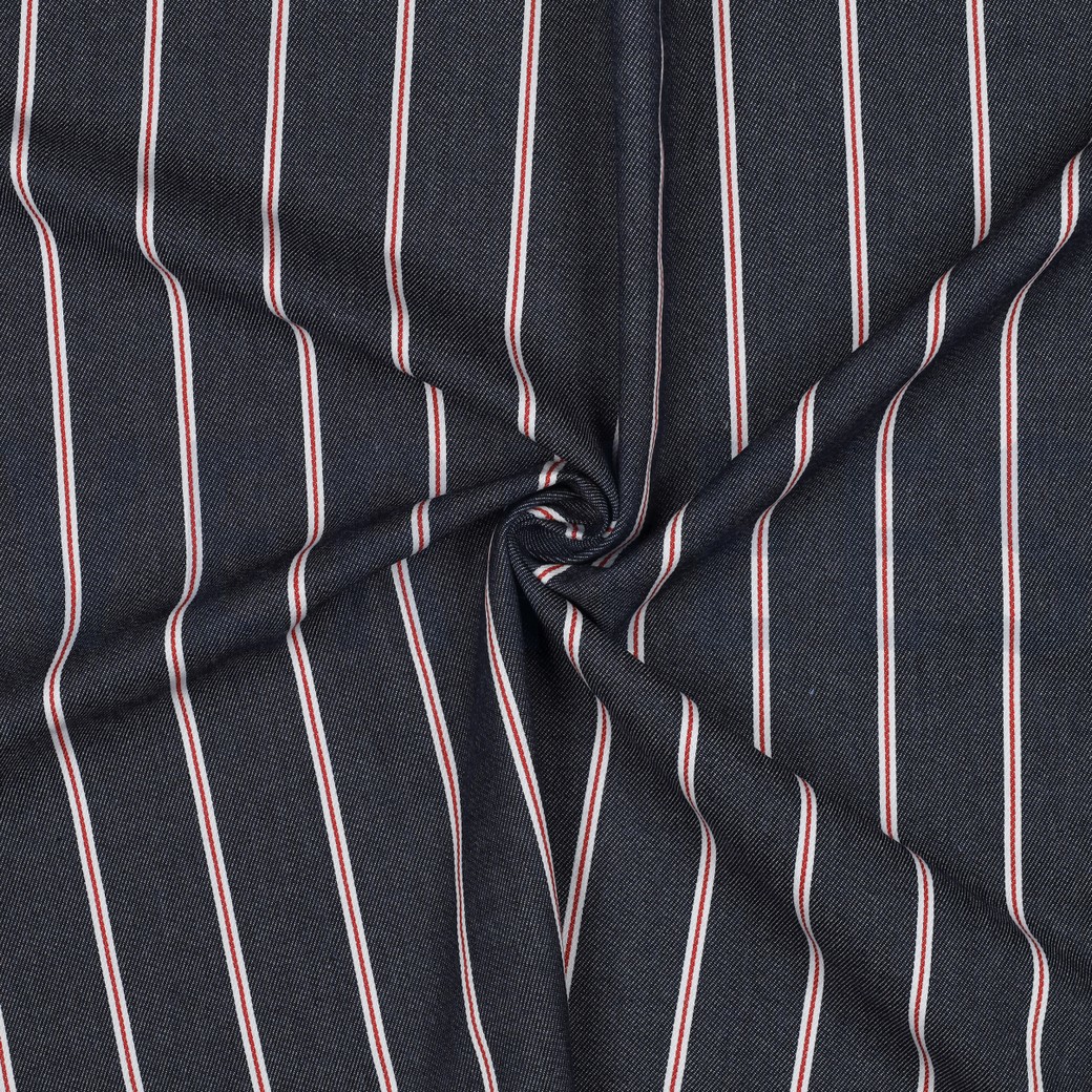 DENIM STRIPES DARK BLUE #7