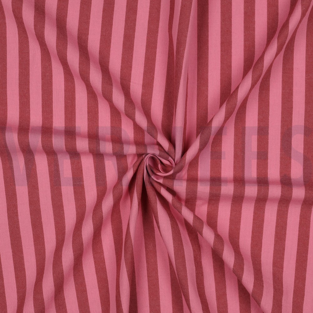 COTTON YARN DYED STRIPES MAUVE #7
