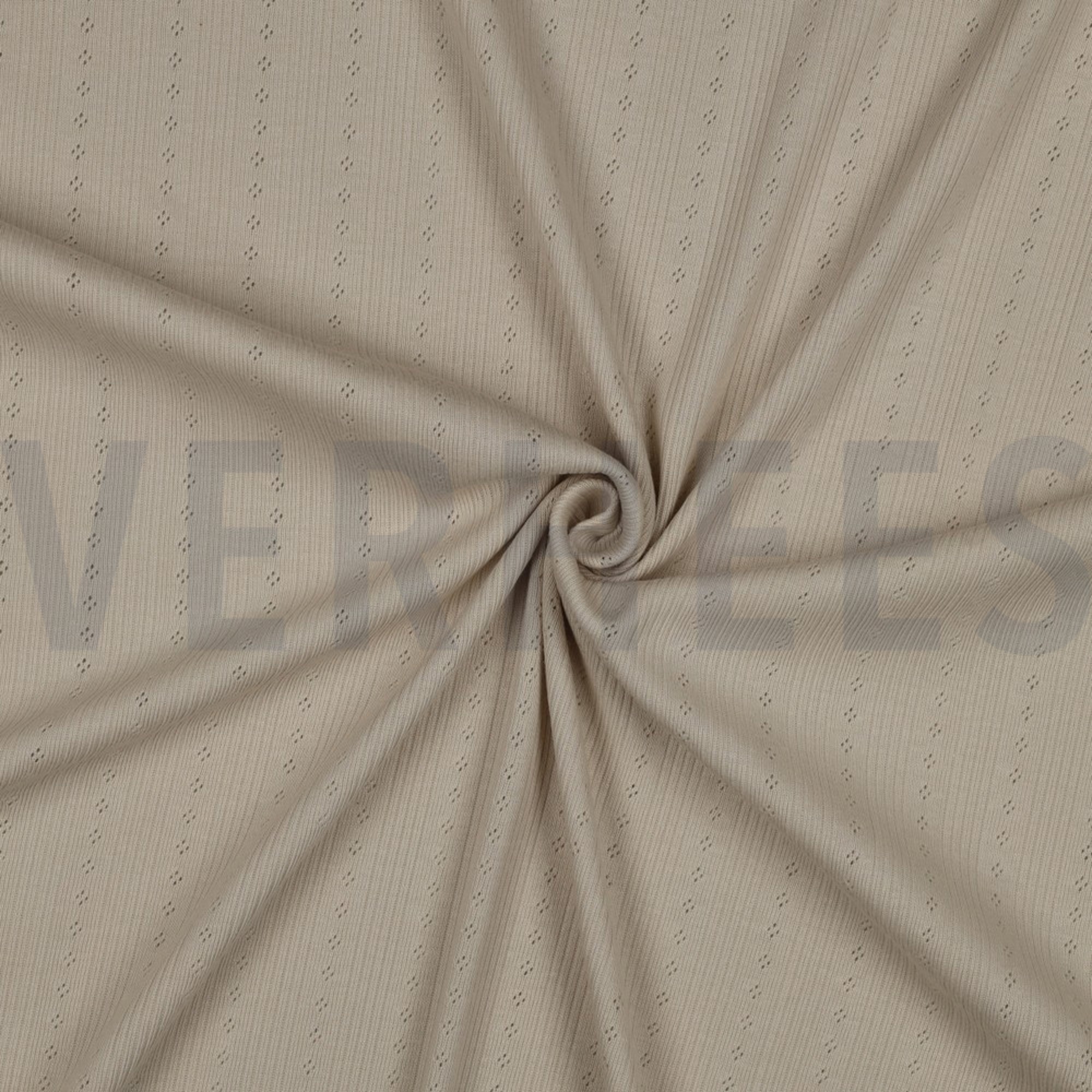 JERSEY TRICOTÉ AJOURÉ SABLE CLAIR (high resolution) #3