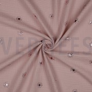 DOUBLE GAUZE FOLIE ZONNIG ZACHTROZE/OUDROZE (thumbnail) #3