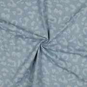 DENIM JACQUARD TIERHAUT HELLBLAU (thumbnail) #3