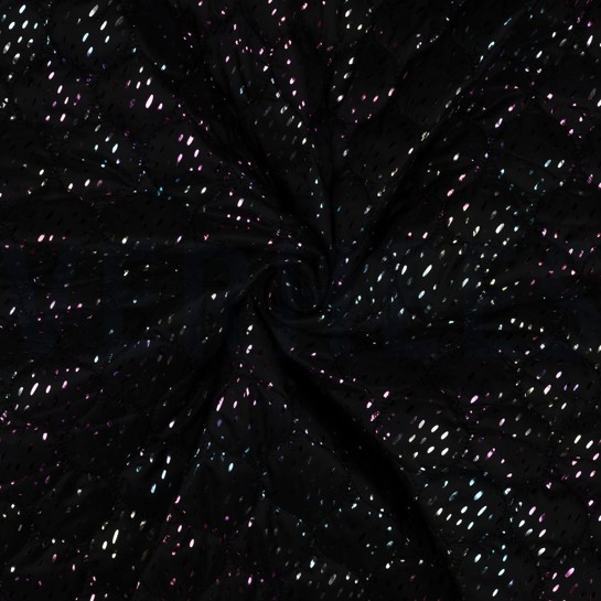 STEPPED FOIL SEQUINS BLACK #7