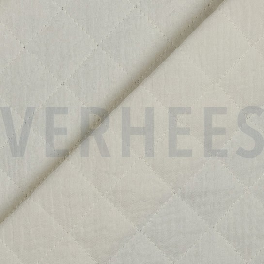 DOUBLE GAUZE QUILT ECRU #7
