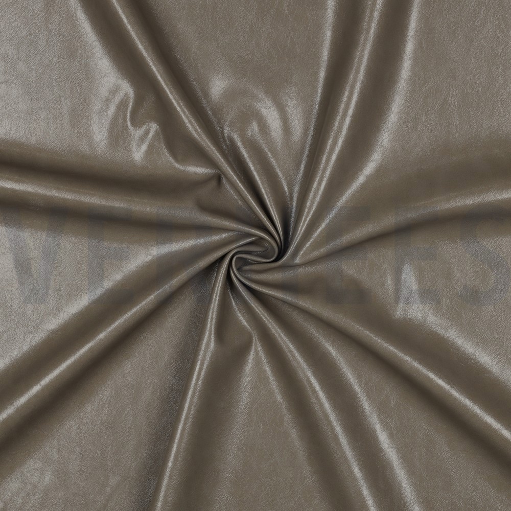 FAUX LEATHER SHINY STRETCH STONE #7
