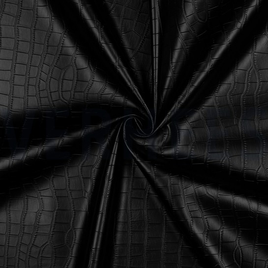 SIMILI CUIR STRUCTURÉ NOIR #7