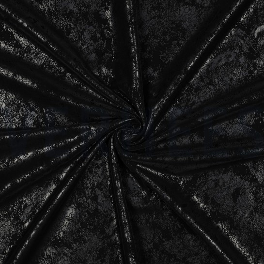 KUNSTLEDER STRUKTUR SCHWARZ #7
