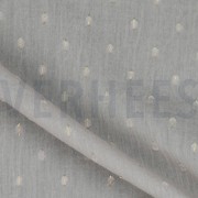 COTON FROISSÉ DOBBY LUREX OR ROSE POUDRÉ (thumbnail) #3