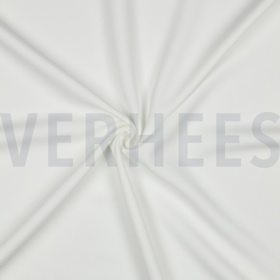 MAROCAIN STRETCH GEBROCHEN WEISS #7