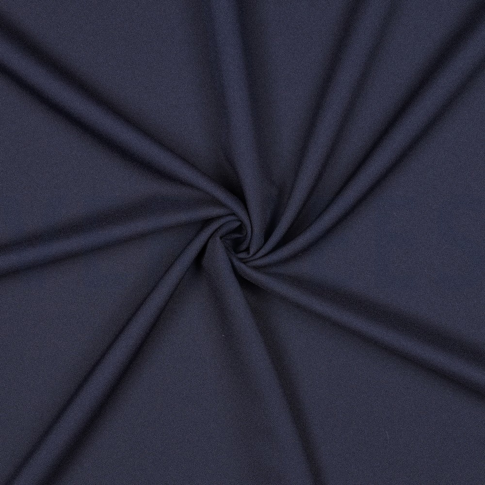 CRÊPE MAROCAIN STRETCH BLEU MARINE #7