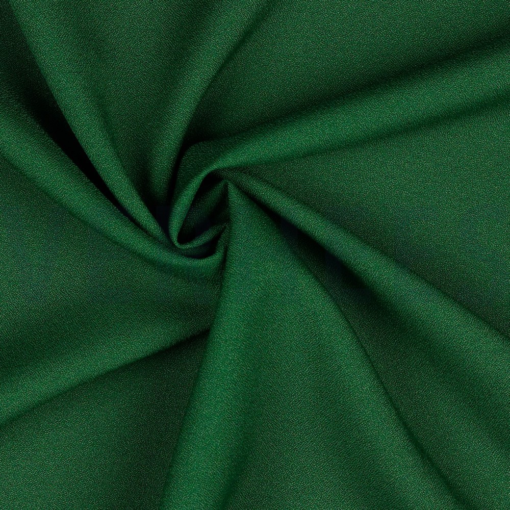 CRÊPE MAROCAIN STRETCH VERT FONCÉ #7