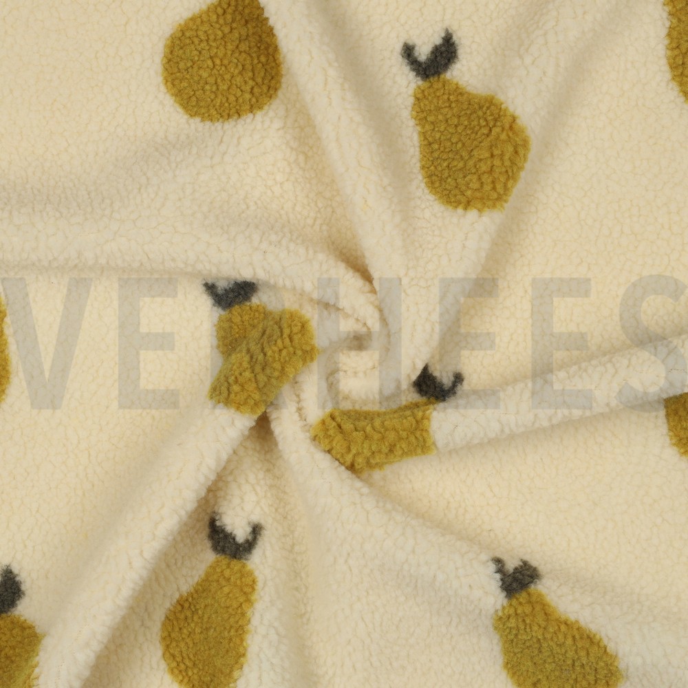 TEDDY JACQUARD PEARS OLD LIME #7