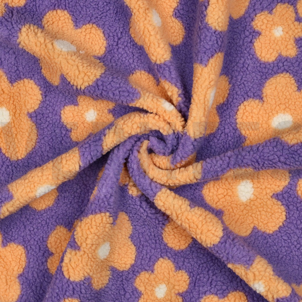 TEDDY JACQUARD FLOWERS LILAC #7