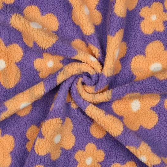 TEDDY JACQUARD FLEURS LILAS #7