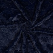 FAUSSE FOURRURE CŒURS BLEU MARINE (thumbnail) #3