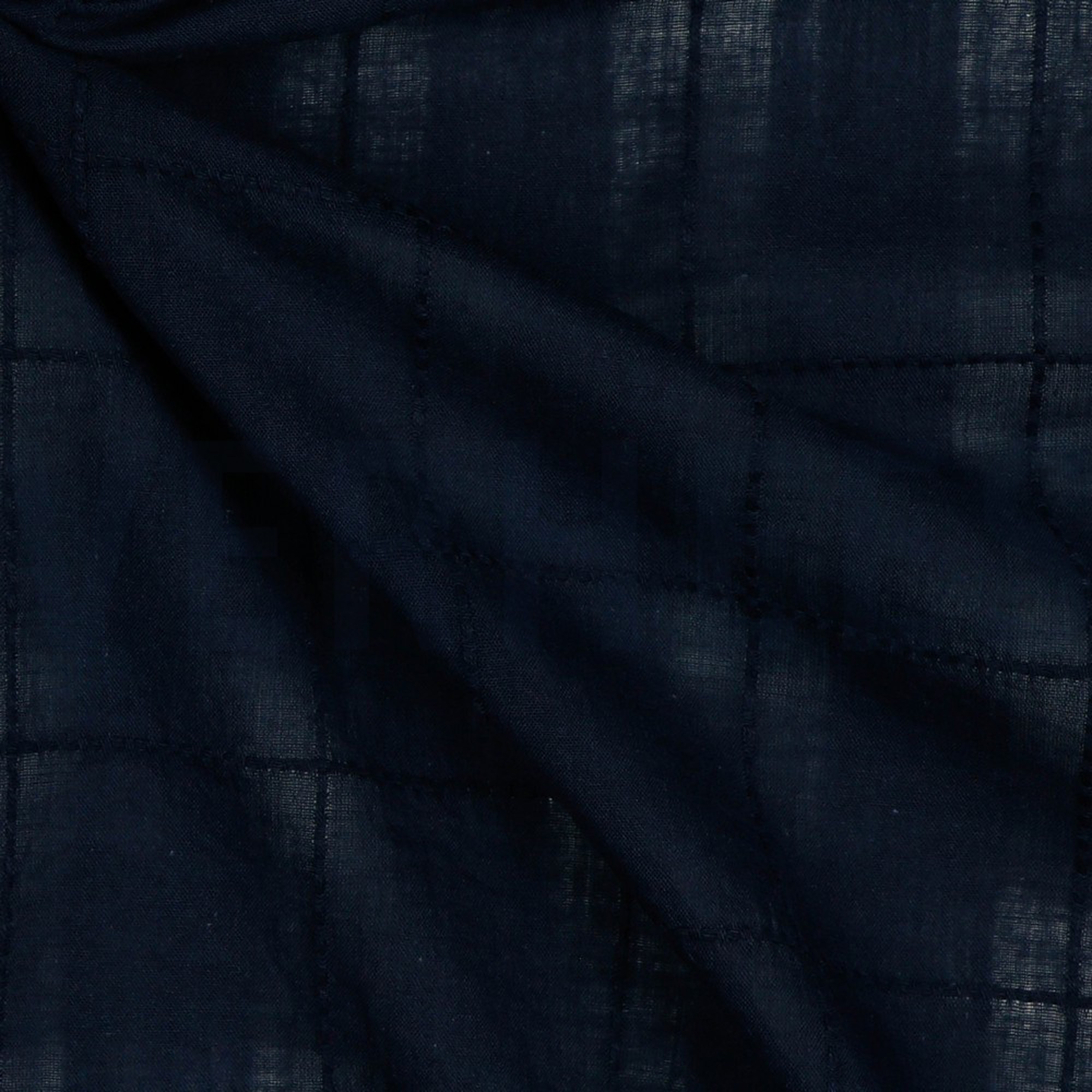 COTTON VOILE DOBBY NAVY (high resolution) #3